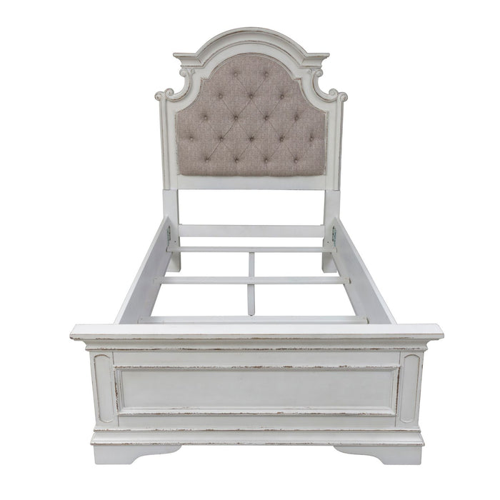 Magnolia Manor Twin Upholstered Bed - Furniture 4 Less (Jacksonville, NC)