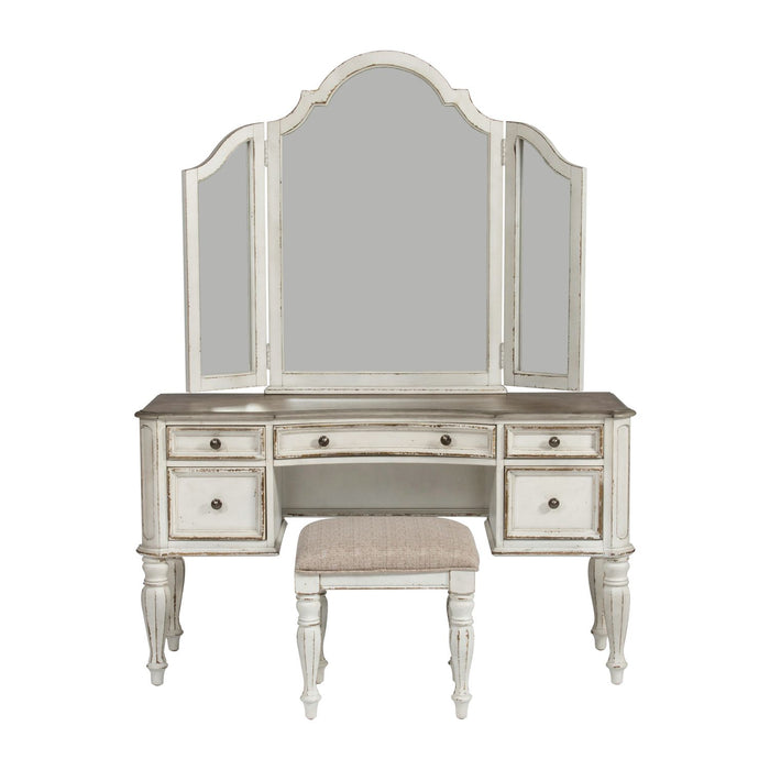 Magnolia Manor 3 Piece Vanity Set - Furniture 4 Less (Jacksonville, NC)