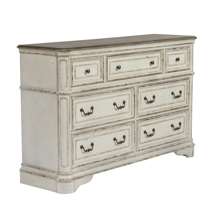 Magnolia Manor 7 Drawer Dresser - Furniture 4 Less (Jacksonville, NC)