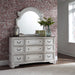 Liberty Magnolia Manor Leg 9 Drawer Dresser in Antique White - Furniture 4 Less (Jacksonville, NC)