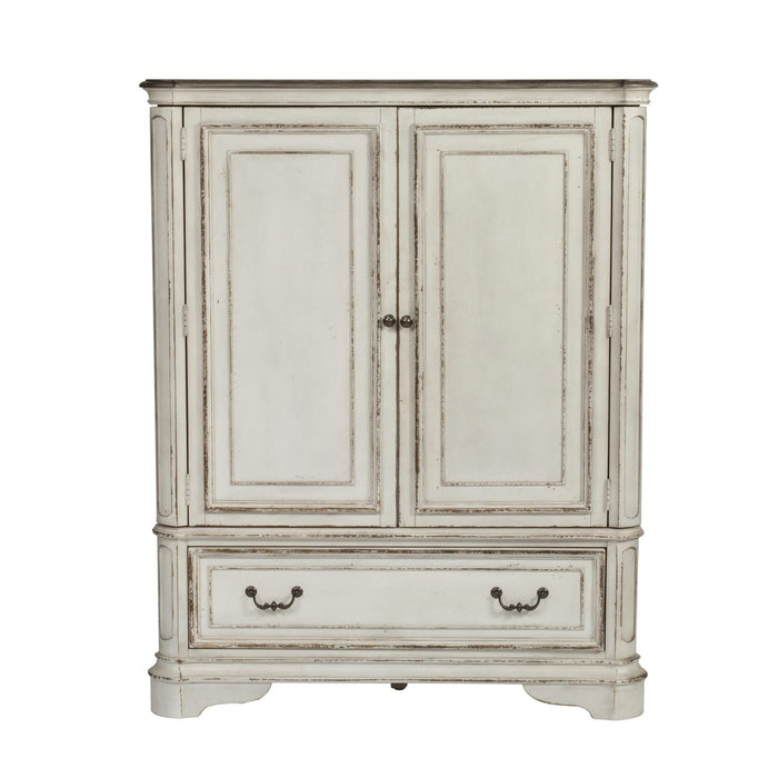 Magnolia Manor Door Chest in Antique White - Furniture 4 Less (Jacksonville, NC)