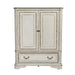Magnolia Manor Door Chest in Antique White - Furniture 4 Less (Jacksonville, NC)