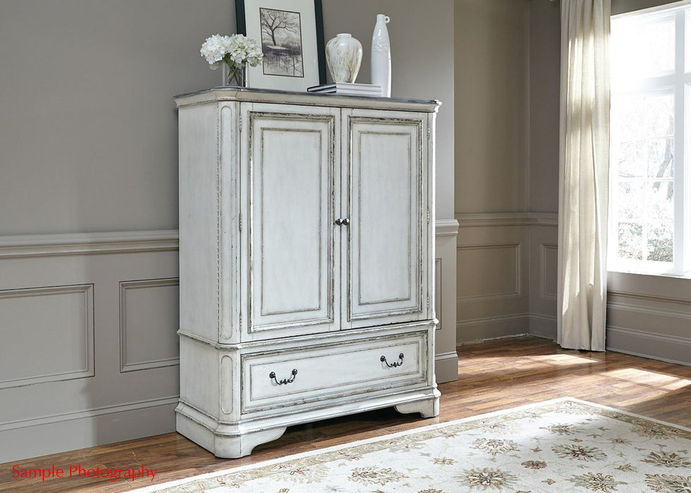 Liberty Magnolia Manor Door Chest in Antique White - Furniture 4 Less (Jacksonville, NC)