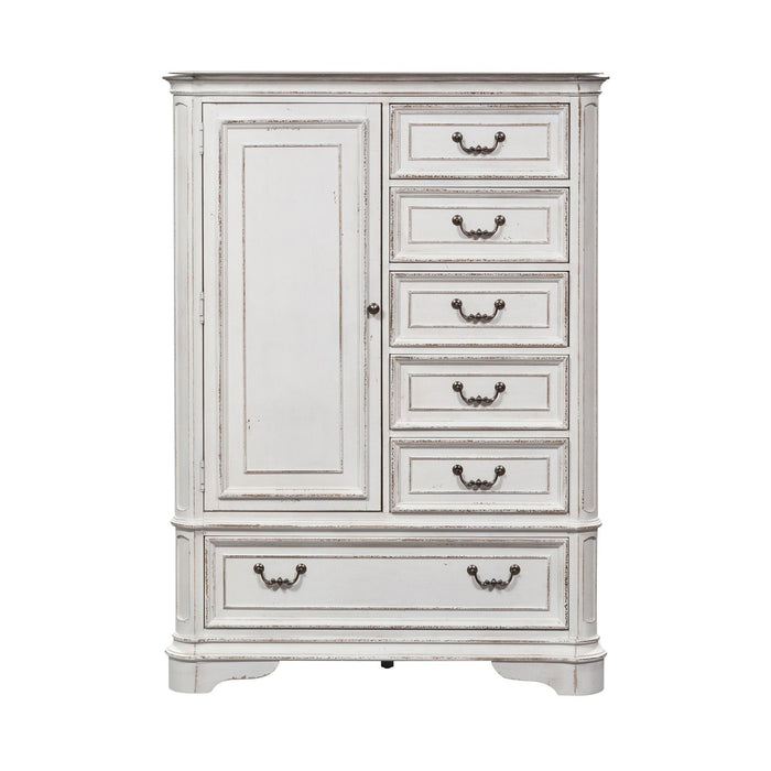 Magnolia Master Chest Manor in Antique White - Furniture 4 Less (Jacksonville, NC)