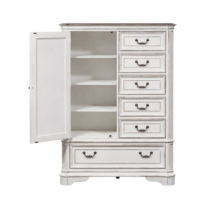 Magnolia Master Chest Manor in Antique White - Furniture 4 Less (Jacksonville, NC)