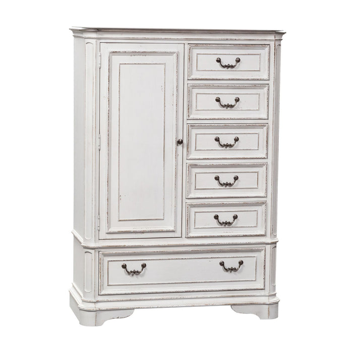 Magnolia Master Chest Manor in Antique White - Furniture 4 Less (Jacksonville, NC)