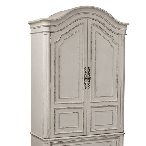Liberty Magnolia Manor Armoire in Antique White/B - Furniture 4 Less (Jacksonville, NC)