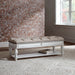 Magnolia Manor Bed Bench in Antique White image