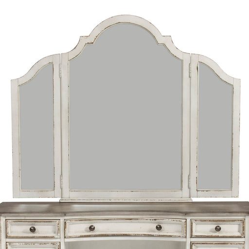 Magnolia Manor Vanity Mirror in Antique White - Furniture 4 Less (Jacksonville, NC)