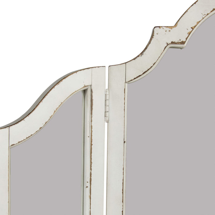 Magnolia Manor Vanity Mirror in Antique White - Furniture 4 Less (Jacksonville, NC)