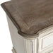 Magnolia Manor Two Drawer Nightstand in Antique White - Furniture 4 Less (Jacksonville, NC)