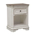 Magnolia Manor 1 Drawer Night Stand in Antique White - Furniture 4 Less (Jacksonville, NC)