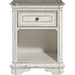 Magnolia Manor 1 Drawer Night Stand in Antique White - Furniture 4 Less (Jacksonville, NC)