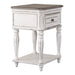Magnolia Manor Leg Nightstand in Antique White - Furniture 4 Less (Jacksonville, NC)