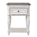 Magnolia Manor Leg Nightstand in Antique White - Furniture 4 Less (Jacksonville, NC)