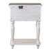 Magnolia Manor Leg Nightstand in Antique White - Furniture 4 Less (Jacksonville, NC)