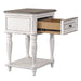 Magnolia Manor Leg Nightstand in Antique White - Furniture 4 Less (Jacksonville, NC)