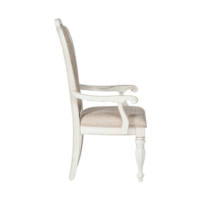 Magnolia Manor Splat Back Uph Arm Chair (RTA) - Furniture 4 Less (Jacksonville, NC)