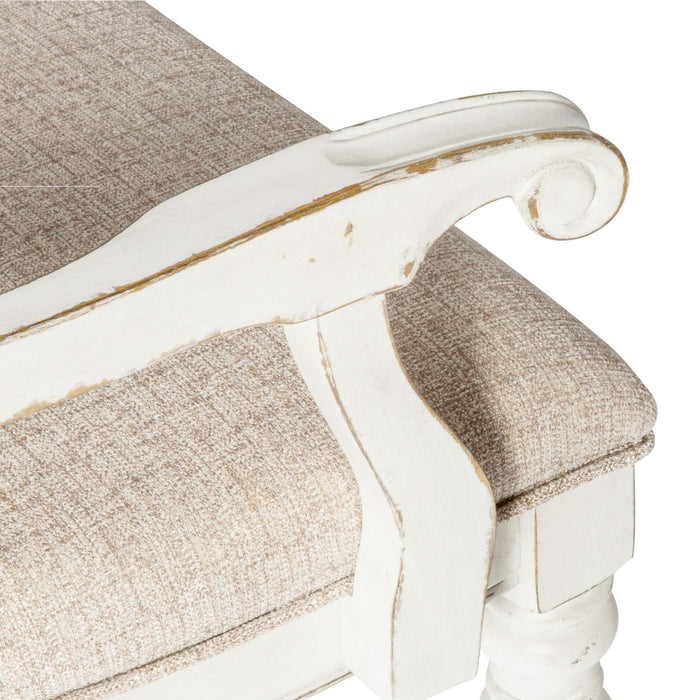 Magnolia Manor Splat Back Uph Arm Chair (RTA) - Furniture 4 Less (Jacksonville, NC)