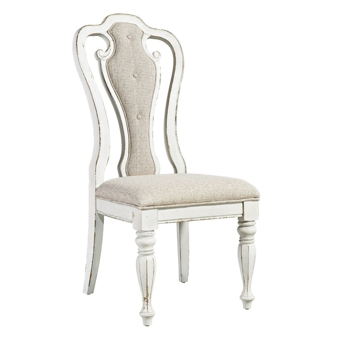 Magnolia Manor Splat Back Uph Side Chair (RTA) - Furniture 4 Less (Jacksonville, NC)