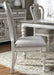 Liberty Furniture Magnolia Manor Upholstered Splat Back Side Chair in Antique White (Set of 2) - Furniture 4 Less (Jacksonville, NC)