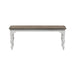 Magnolia Manor Dining Bench (RTA) in Antique White - Furniture 4 Less (Jacksonville, NC)