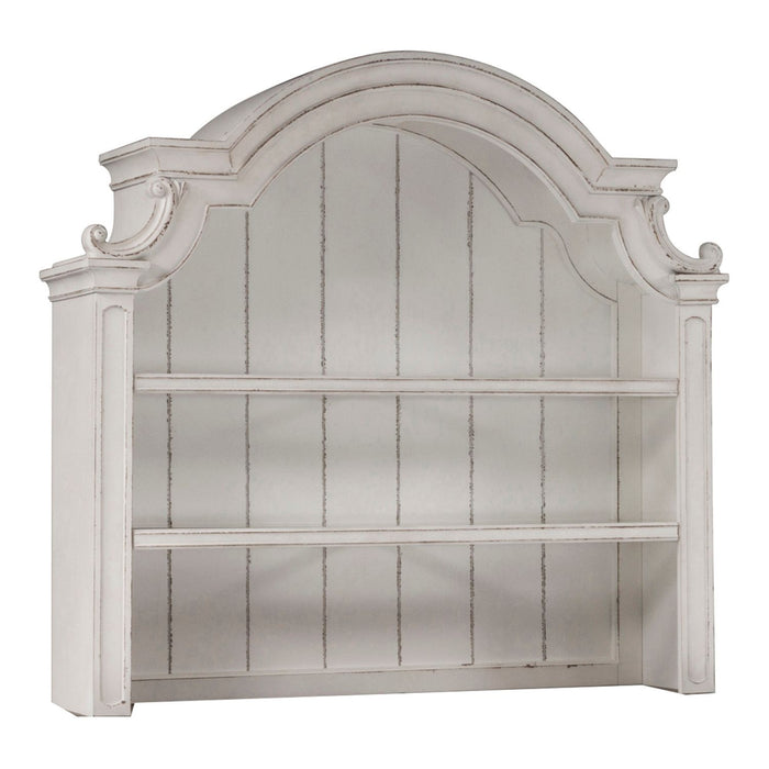 Magnolia Manor Hutch in Antique White - Furniture 4 Less (Jacksonville, NC)