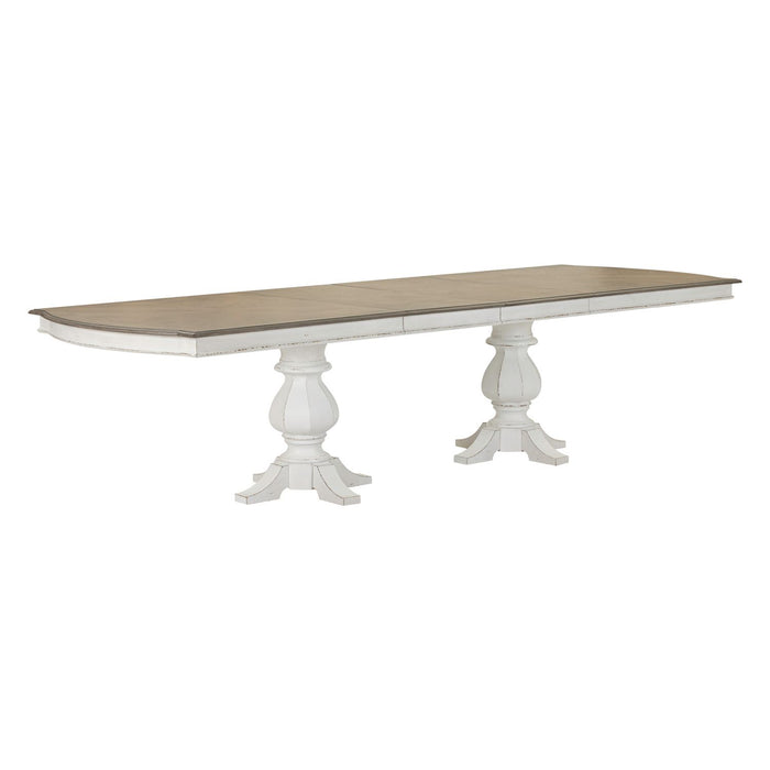 Magnolia Manor Double Pedestal Table Set - Furniture 4 Less (Jacksonville, NC)
