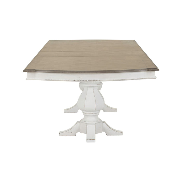 Magnolia Manor Double Pedestal Table Set - Furniture 4 Less (Jacksonville, NC)