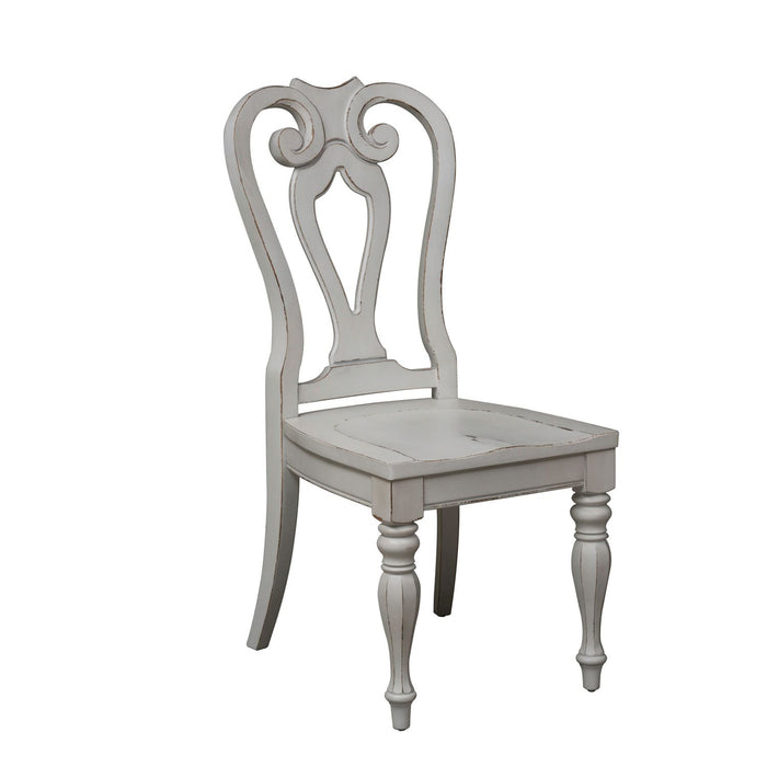 Magnolia Manor 5 Piece Pedestal Table Set - Furniture 4 Less (Jacksonville, NC)