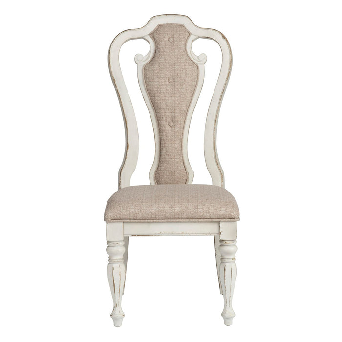 Magnolia Manor Opt 5 Piece Pedestal Table Set - Furniture 4 Less (Jacksonville, NC)