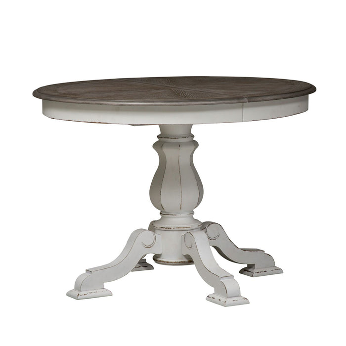 Magnolia Manor Pedestal Table - Furniture 4 Less (Jacksonville, NC)