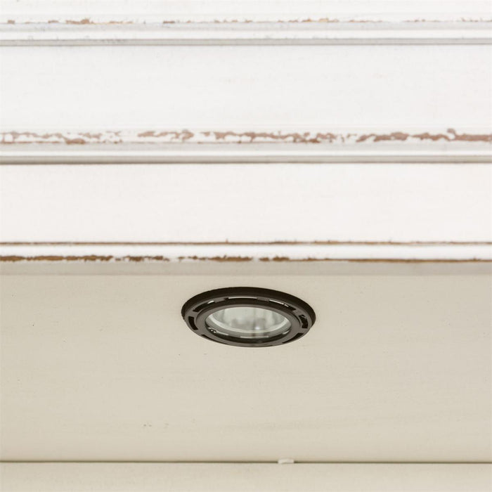 Liberty Furniture Magnolia Manor Entertainment Hutch in Antique White - Furniture 4 Less (Jacksonville, NC)