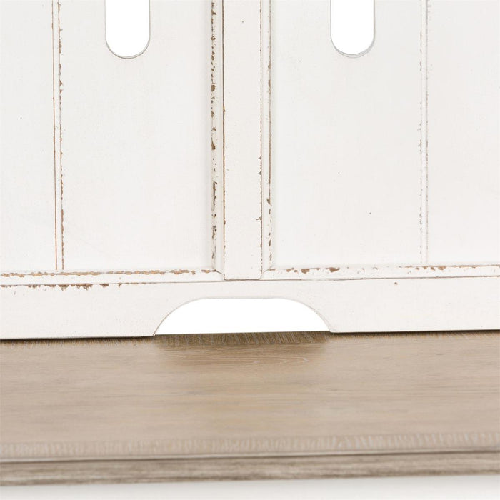 Liberty Furniture Magnolia Manor Entertainment Hutch in Antique White - Furniture 4 Less (Jacksonville, NC)