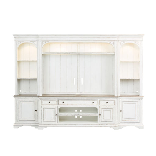 Magnolia Manor Entertainment Center with Piers - Furniture 4 Less (Jacksonville, NC)