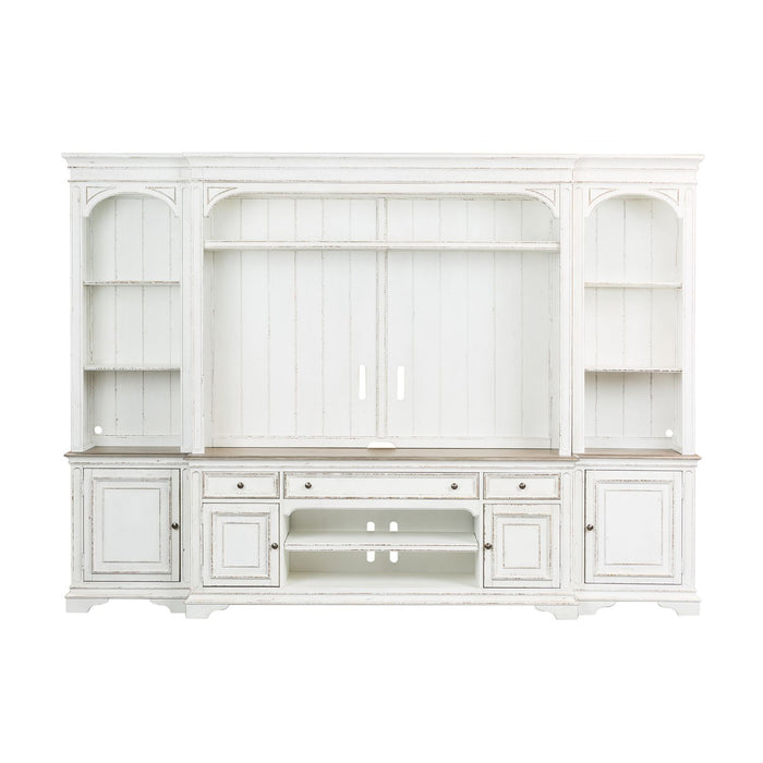 Magnolia Manor Entertainment Center with Piers - Furniture 4 Less (Jacksonville, NC)