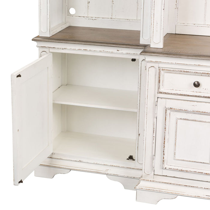 Magnolia Manor Entertainment Center with Piers - Furniture 4 Less (Jacksonville, NC)