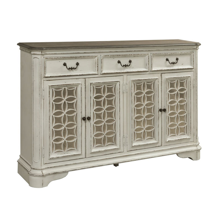 Magnolia Manor Hall Buffet in Antique White - Furniture 4 Less (Jacksonville, NC)