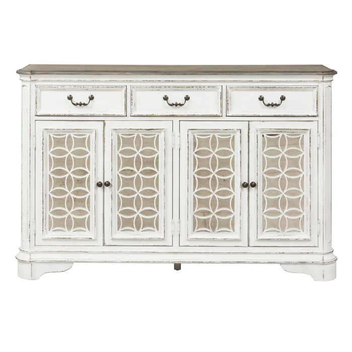 Magnolia Manor Hall Buffet in Antique White - Furniture 4 Less (Jacksonville, NC)