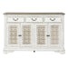 Magnolia Manor Hall Buffet in Antique White - Furniture 4 Less (Jacksonville, NC)