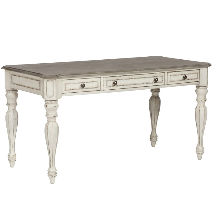 Magnolia Manor Writing Desk in Antique White - Furniture 4 Less (Jacksonville, NC)