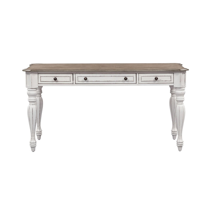 Magnolia Manor Writing Desk in Antique White - Furniture 4 Less (Jacksonville, NC)