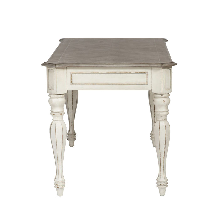 Magnolia Manor Writing Desk in Antique White - Furniture 4 Less (Jacksonville, NC)