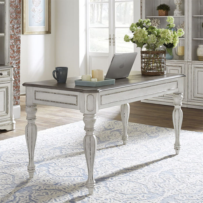 Liberty Magnolia Manor Writing Desk in Antique White - Furniture 4 Less (Jacksonville, NC)