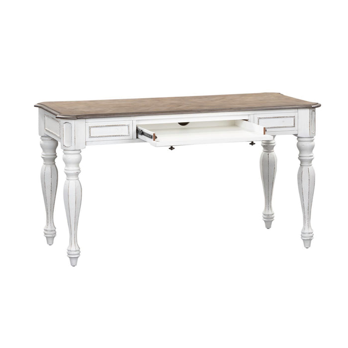 Magnolia Manor Lift Top Writing Desk in Antique White - Furniture 4 Less (Jacksonville, NC)