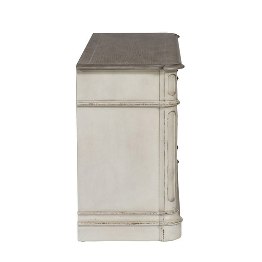 Liberty Magnolia Manor Credenza in Antique White - Furniture 4 Less (Jacksonville, NC)