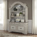 Liberty Magnolia Manor Credenza with Hutch in Antique White - Furniture 4 Less (Jacksonville, NC)