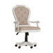 Magnolia Manor Jr Executive Desk Chair in Antique White - Furniture 4 Less (Jacksonville, NC)