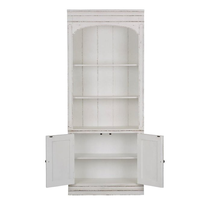 Liberty Magnolia Manor Bunching Bookcase in Antique White - Furniture 4 Less (Jacksonville, NC)