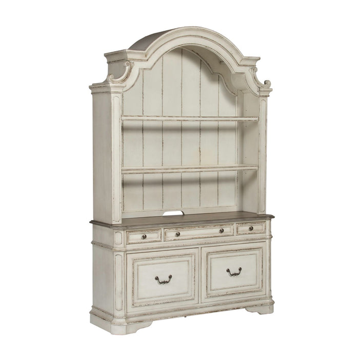 Magnolia Manor 3 Piece Desk & Hutch Set - Furniture 4 Less (Jacksonville, NC)